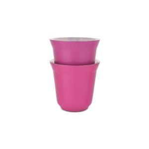 Espresso Stainless Steel Cup 2 PCS 80 ml Pink