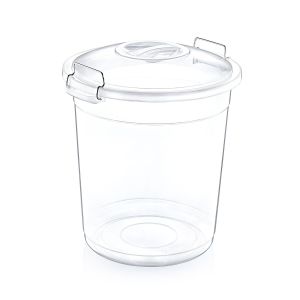 Premium Care Transparent Locked Bucket 50 Lt.