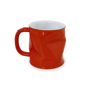 Ceraflame Squashed 320 ml Mug Red