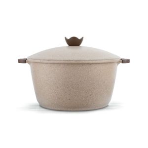 Thermo AD Granite Single Deep Pot 32 cm Beige