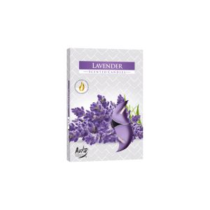 Aura Scented Candles Pack Of 6 / 66 G Lavender